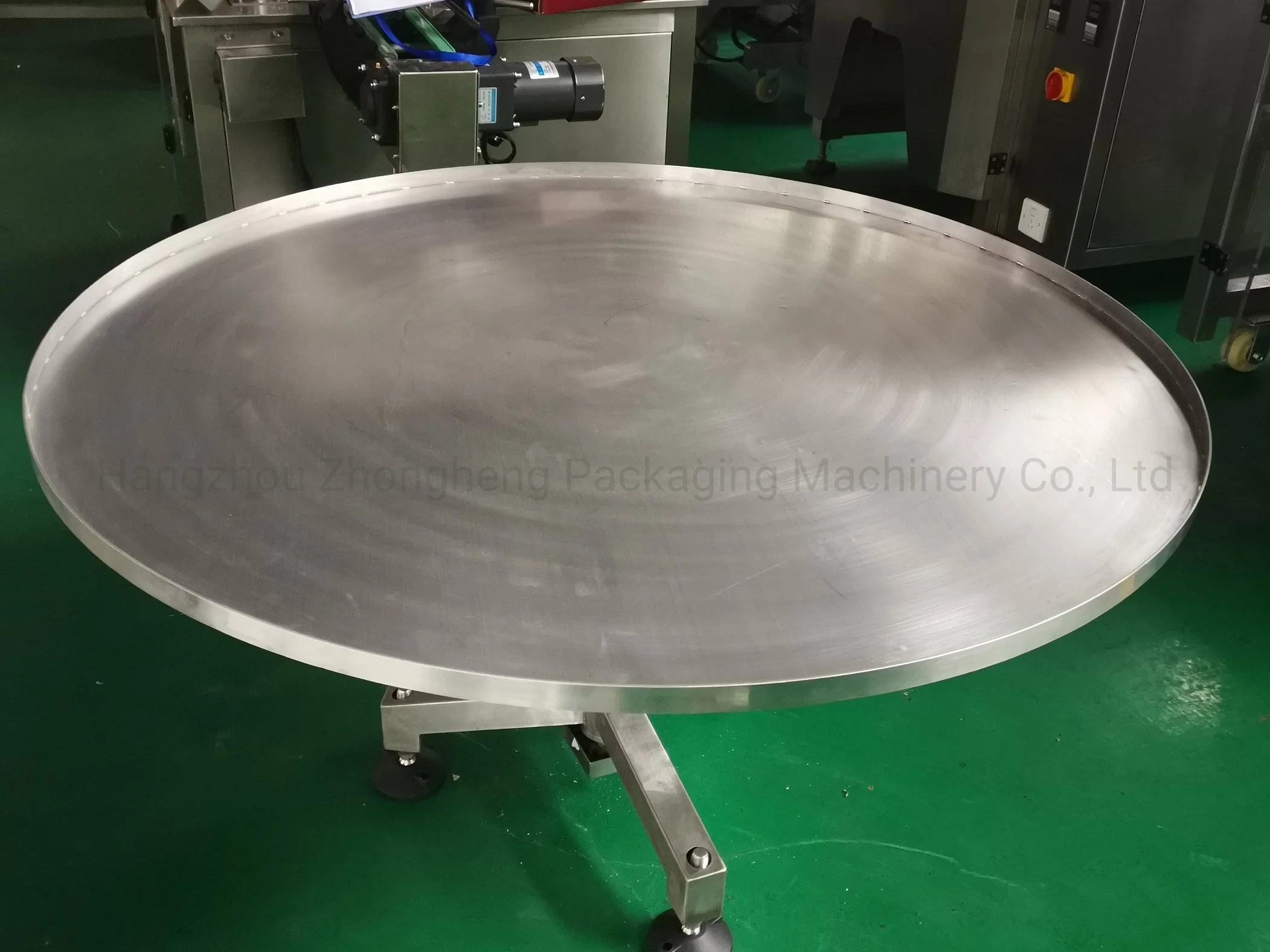 Concave and Flat Surface Rotary Collecting Table Machine for Finished Products Accumulation