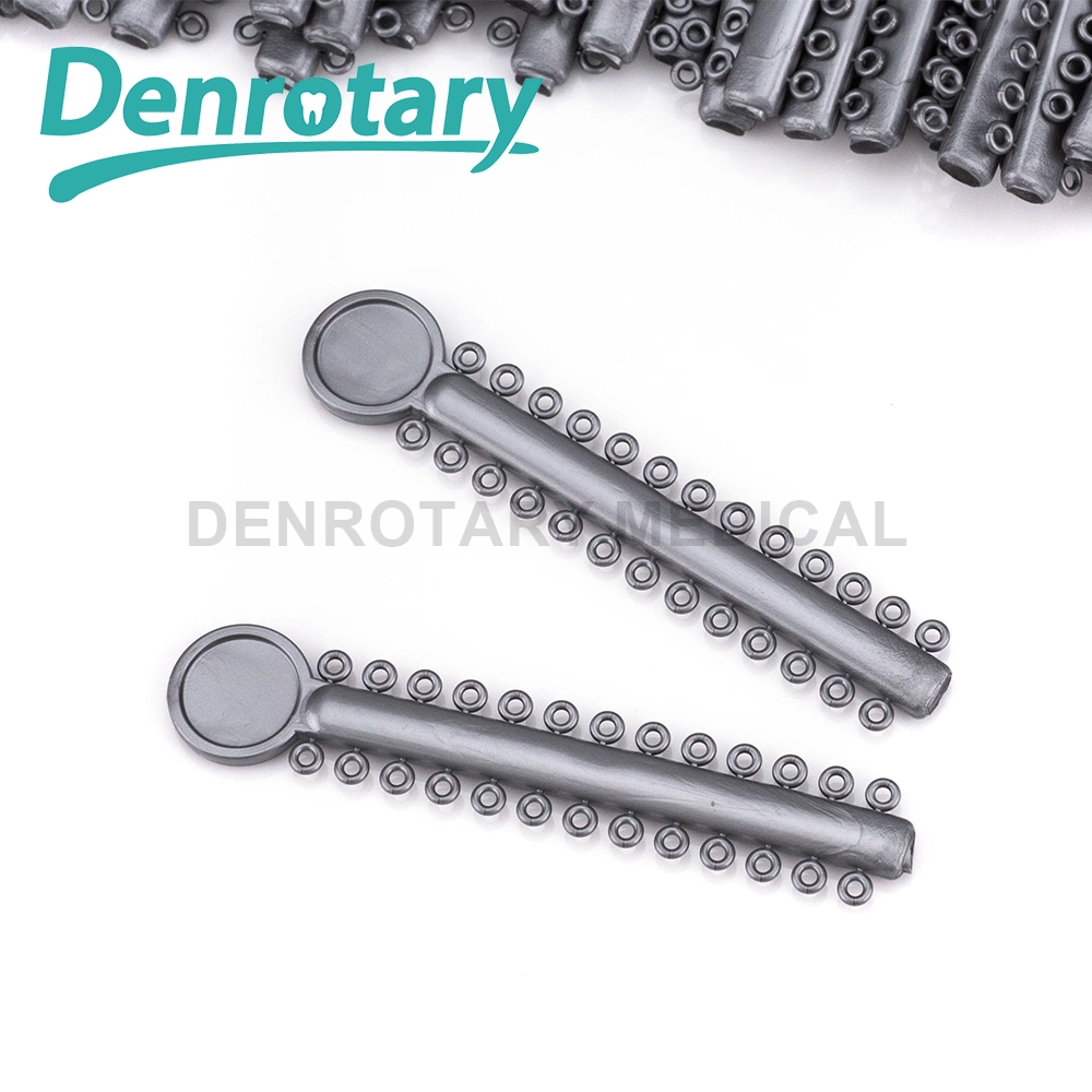 Dental Products Colorful Key Type O-Ring Orthodontic Elastic Elastomeric Ligature Tie