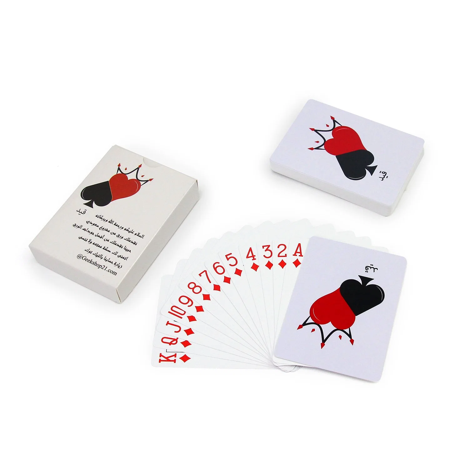 Printing Promotional Gift Poker Card Durable Waterproof Saudi Arabia Kuwait Plastic Playing Card