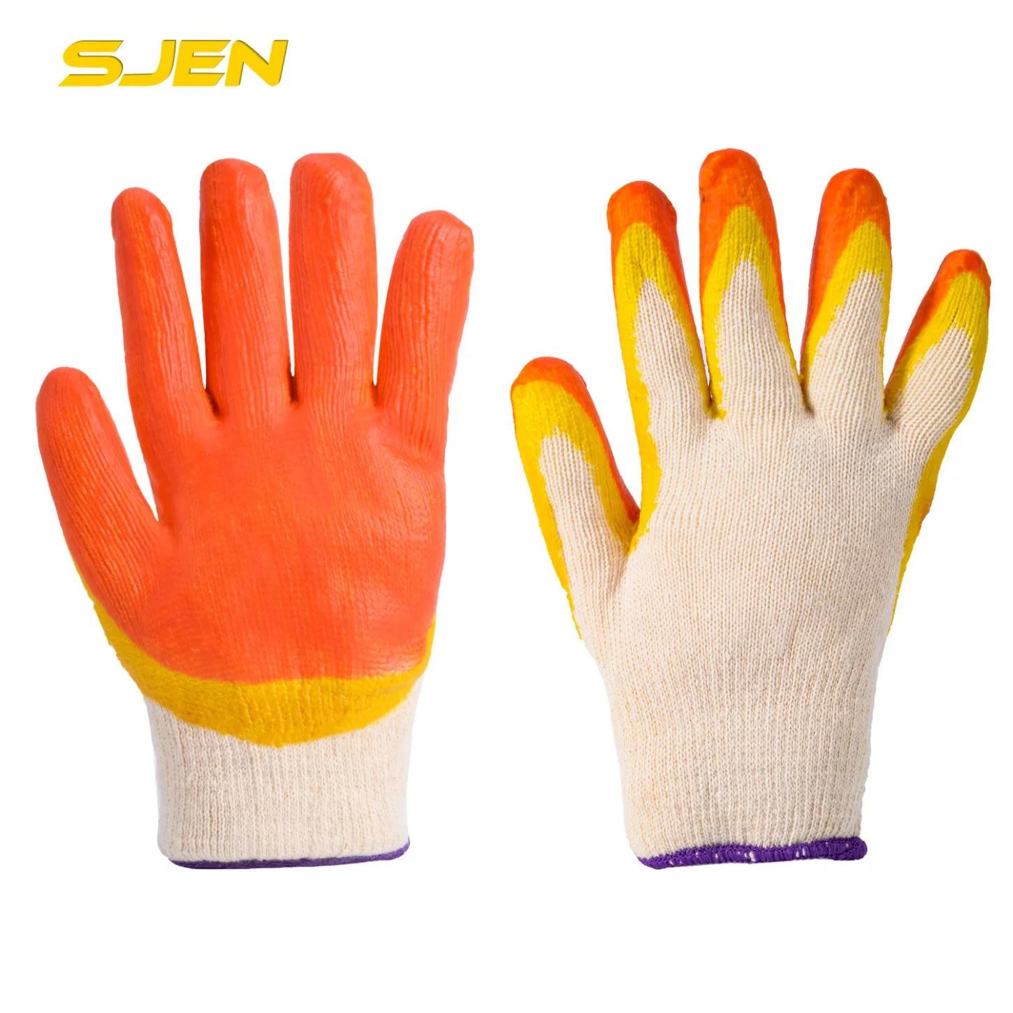 Rubber Crinkle Coated Labor Protective Construction Industrial Safety Work Gloves