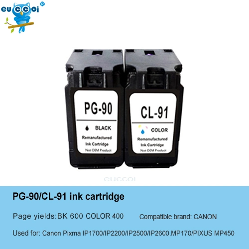 Environmental Remanufactured Ink Cartridge Pg-90/Cl-91