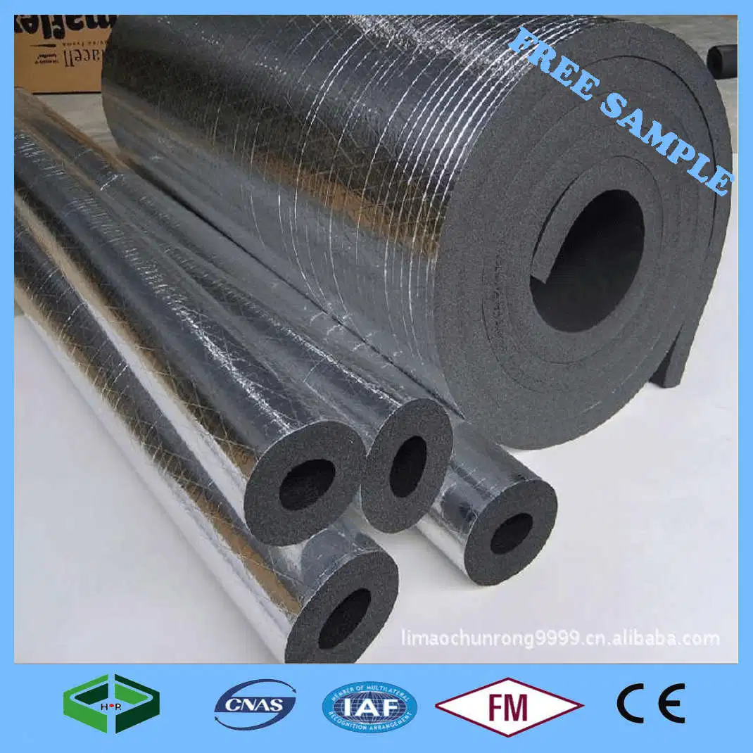 NBR PVC Pipe Insulation Foam / Rubber Foam Price / Flexible Fireproof Rubber Foam Thermal Insulation