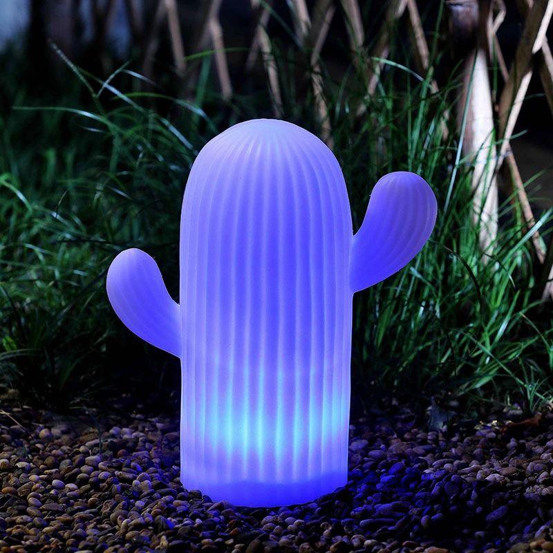 RGB Creative Solar lámpara Control remoto Cartoon Fairy lámpara Lawn Luz de carga de la lámpara