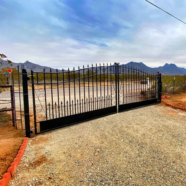 Custom and Automatic Wrought Iron Driveway Gates for Sale