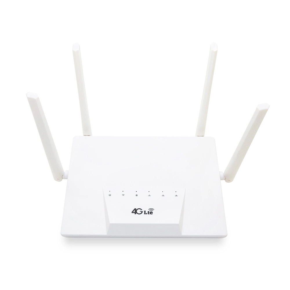 2g 3G 4G LTE CPE CAT6 300Mbps Wireless Network WiFi Router Frequency Can Be Customized with 2X2 Internal Antenna and External SMA Antenna