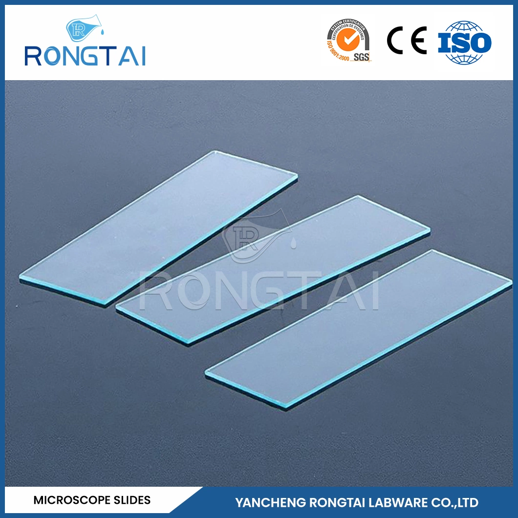 Carga positiva de Rongtai Microscope Slide Fabricators Microscope Slide Ocean 7109A China 7101 7102 7105 7107 7109 7101 portaobjetos de microscopio