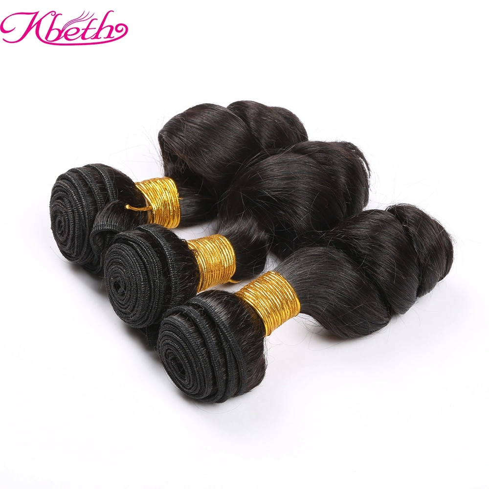 Kbeth Loose Wave Bundle 11A Brown Raw Natural Cuticle Aligned Human Deep Chinese Beautiful Girls Virgin Hair