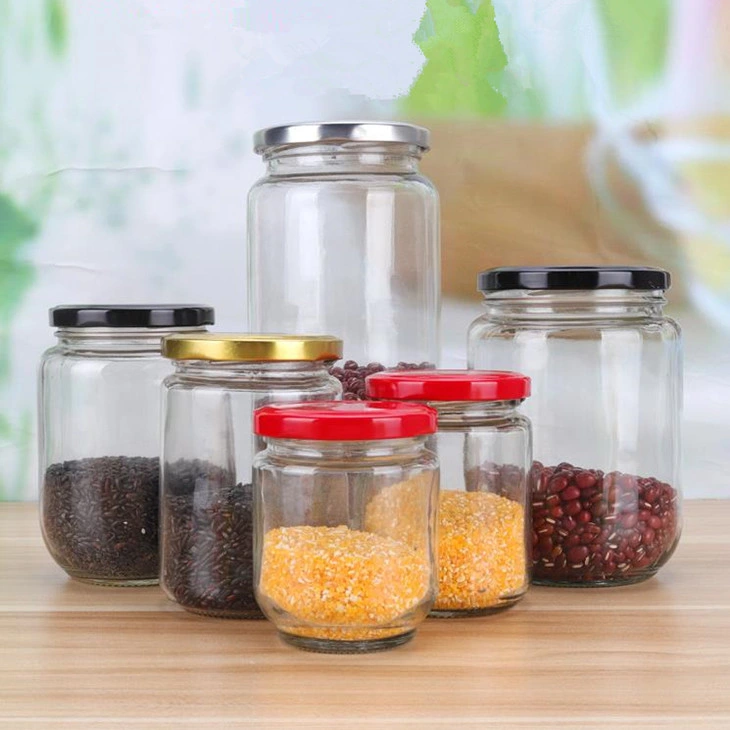 Free Sample 1000ml Big Capacity Glass Bottle Big Volume Glass Jam Jar Honey Glass Jar