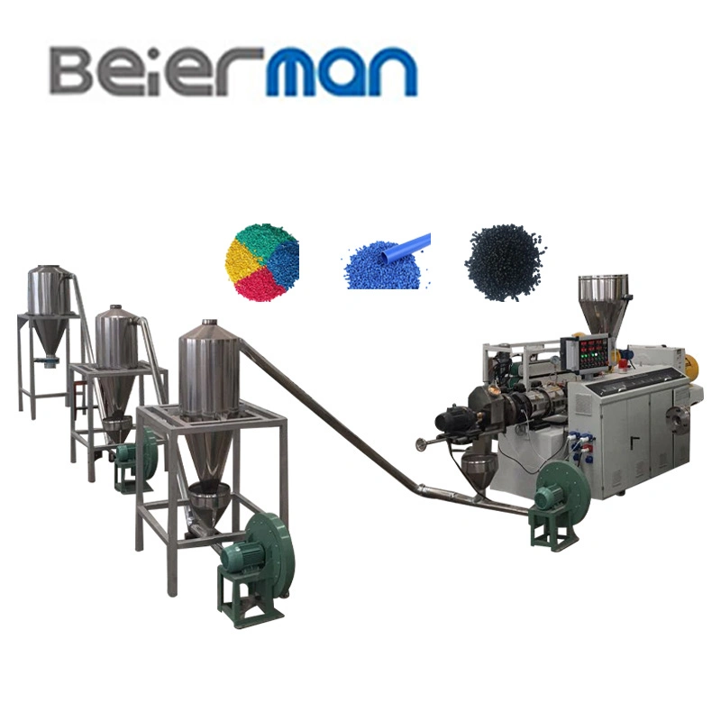 Single Screw Extruder Plastic Pelletizing Line Plastic Twin Screw Pelletizing Machine Line Water-Cooling Strand Pelletizing Line