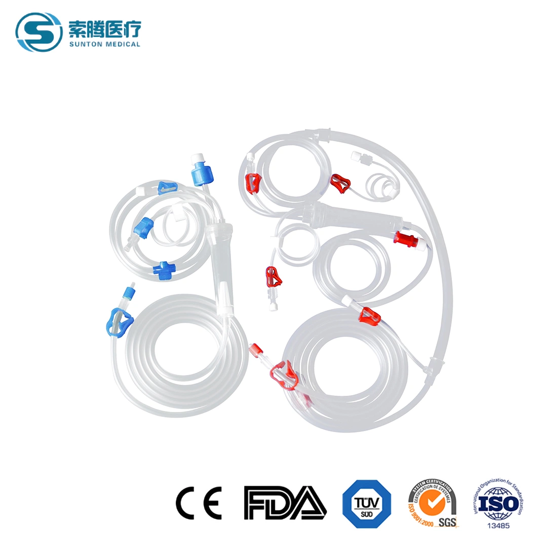 Sunton Medical Consumable Dialyse Hämodialyse Blutschlauch-Set Lieferanten Qualität Hämodialyse Blutlinien Chirurgische Grade China Blutkörperchen für Hämodialyse