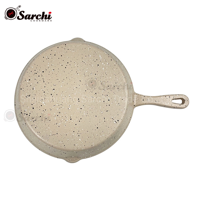 Customized Color Fry Eggs Steak Pancakes Pan Panton Colorful Cast Iron Frying Pan