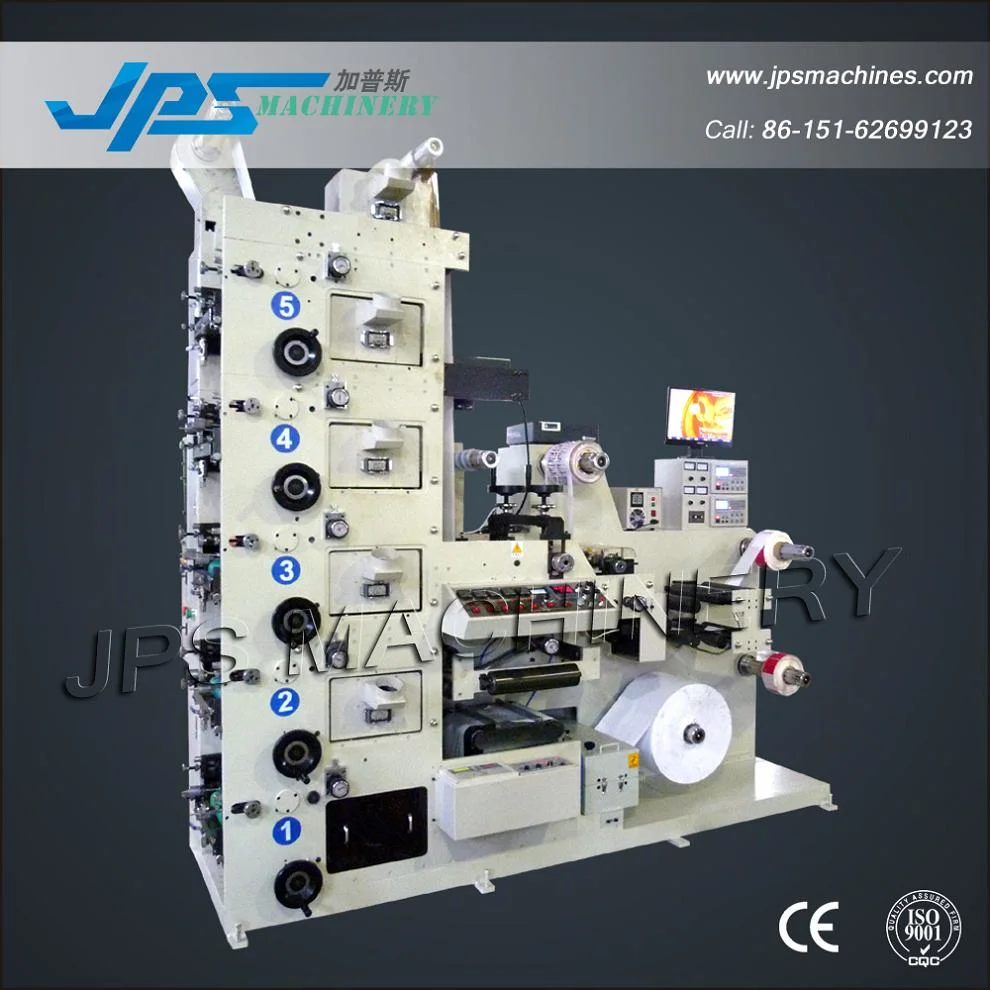 Cold Foil 6 UV Dryer Flexo Printing Machine for Roll Film