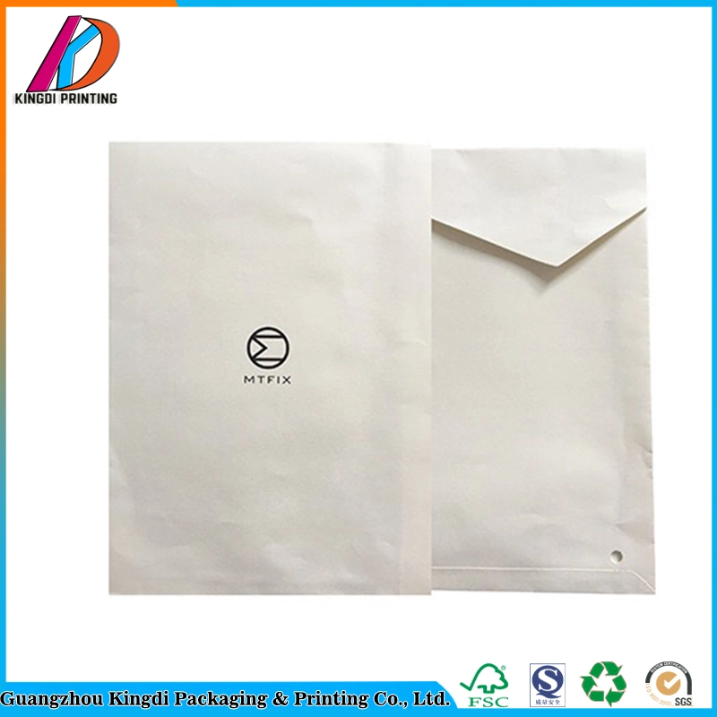 Recyclable Cloth Packaging Kraft Paper Envelope Clutch Bag