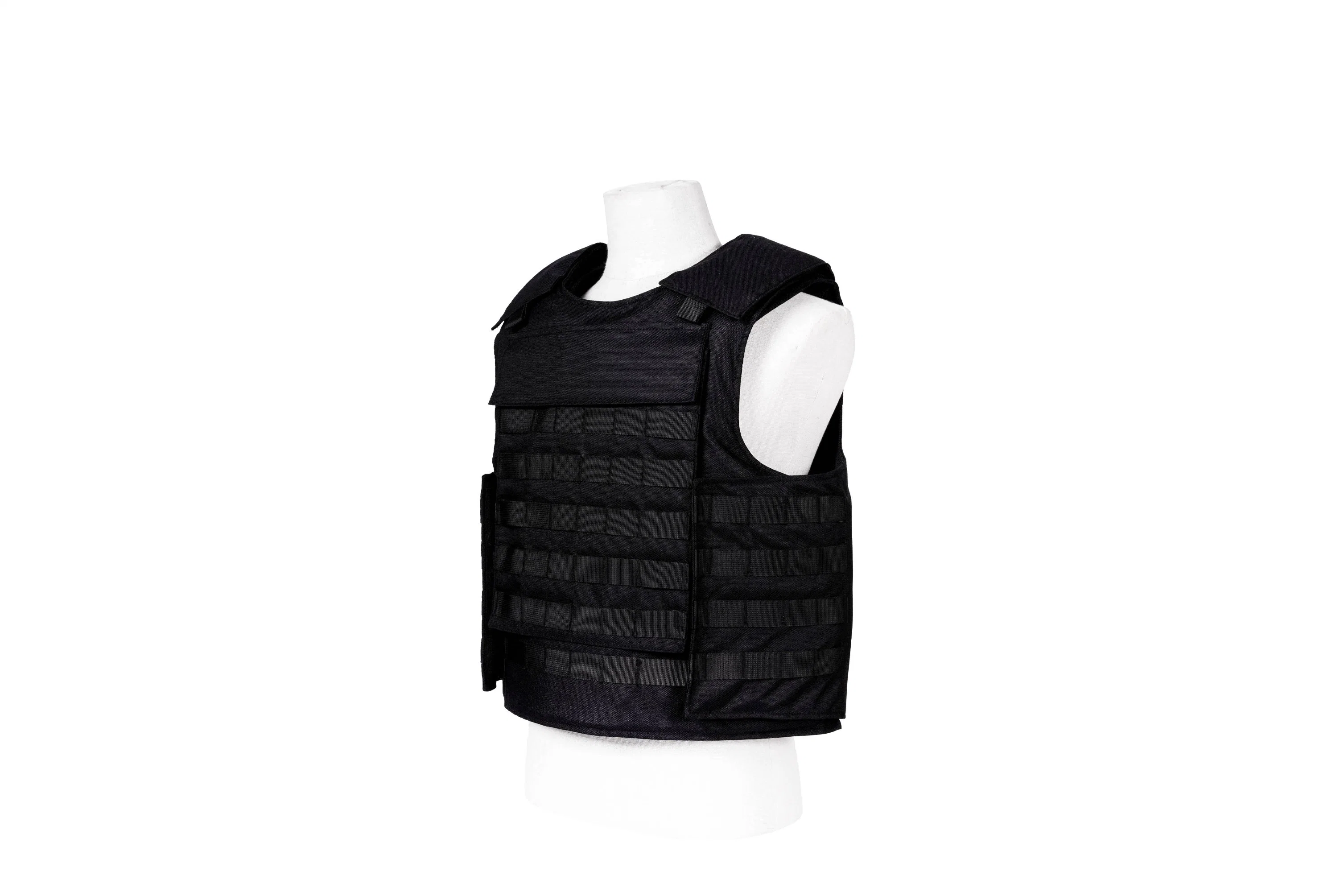 Military Style Black Jacket Ballistic Tactical Bulletproof Pure PE Vest Body Armor