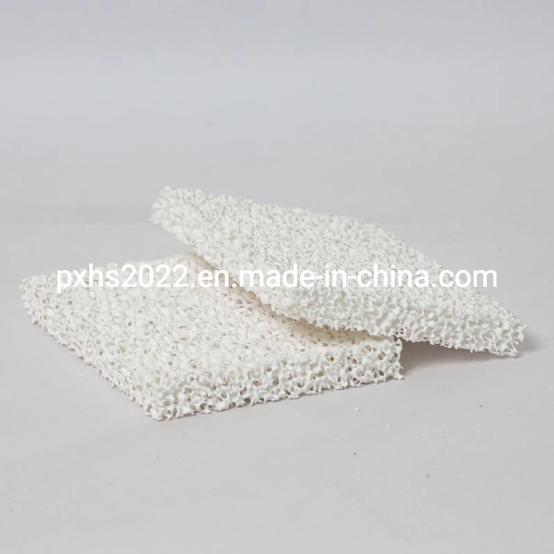 Ceramic Foam Filter Alumina Material 100*100*10-50mm 10-60ppi Using for Water Treatment