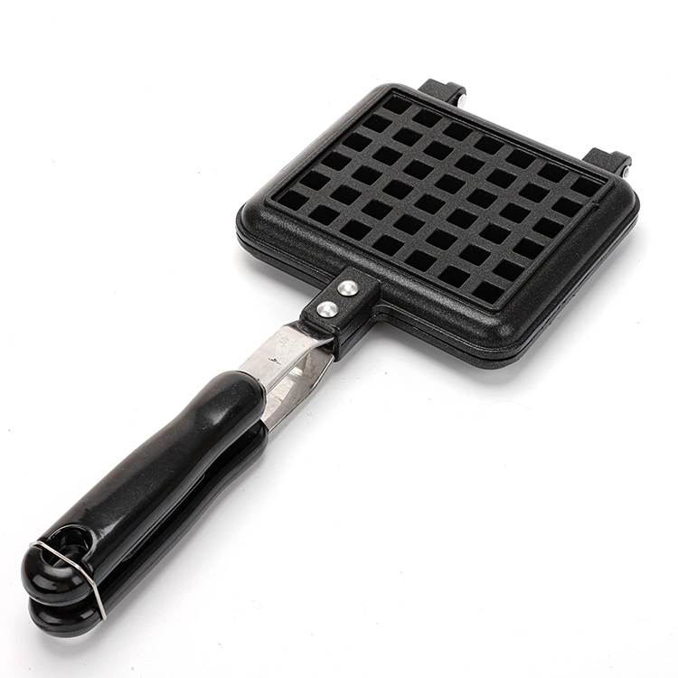 Gas Non-Stick Hogar Cocina Pan de Molde Molde Waffle Maker Plancha de cocción cocinar gofres Herramienta, molde para hornear, Waffle Maker