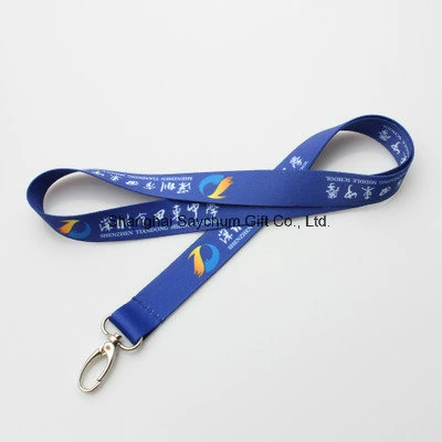 Custom Design Promotional Lanyards Material Polyester Nylon Ribbon Neck Strap