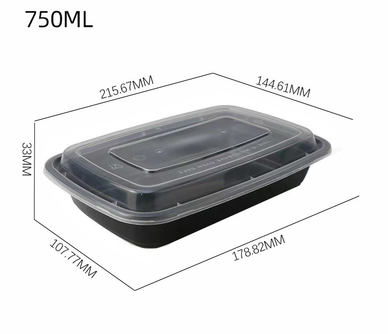 High quality/High cost performance  Disposable Transparent Lunch Box