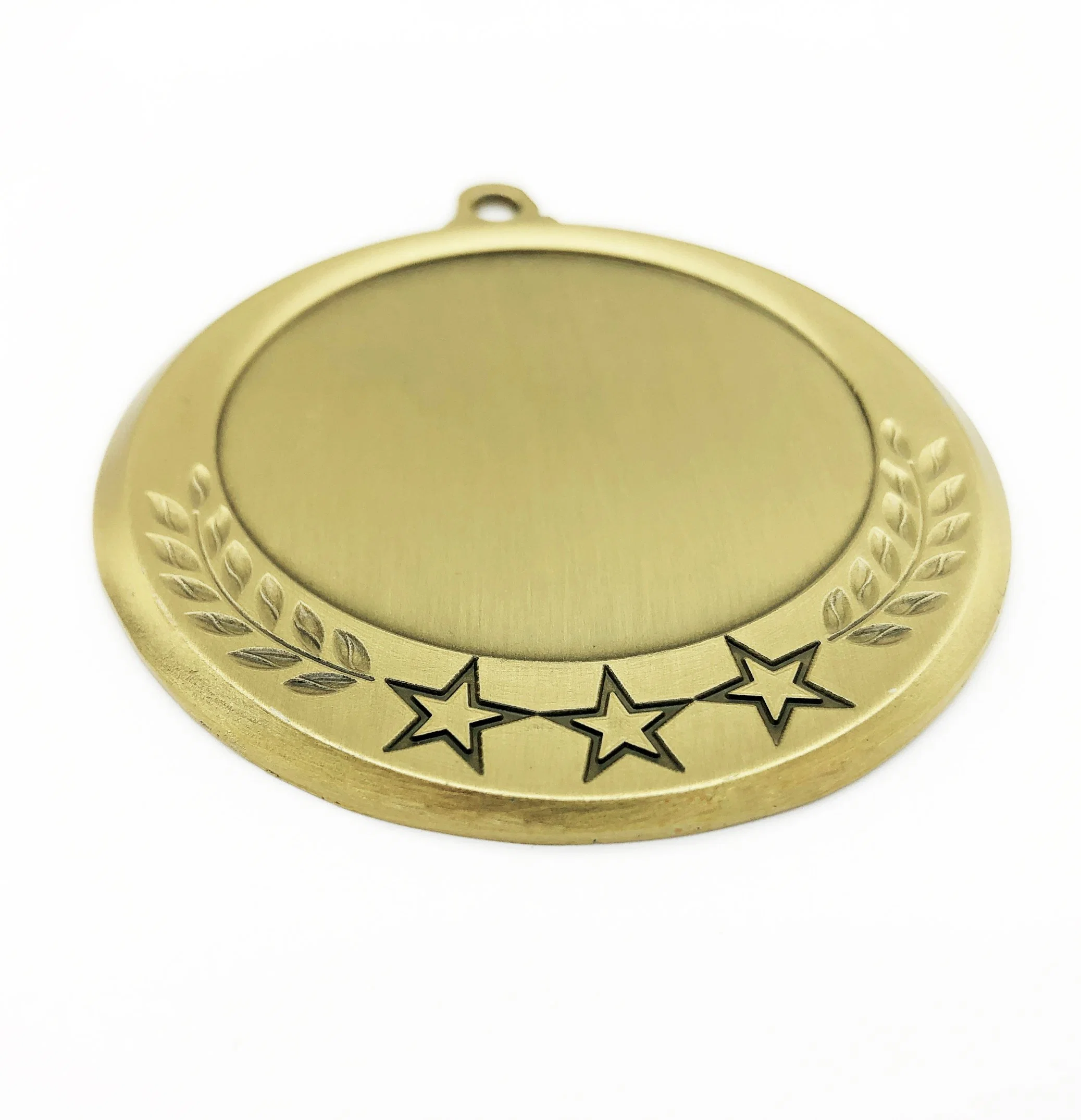 Antique Bronze Blank Public Medal by Zinc Alloy Metal with Various Insert Sticker or Printing for Promotional Sport