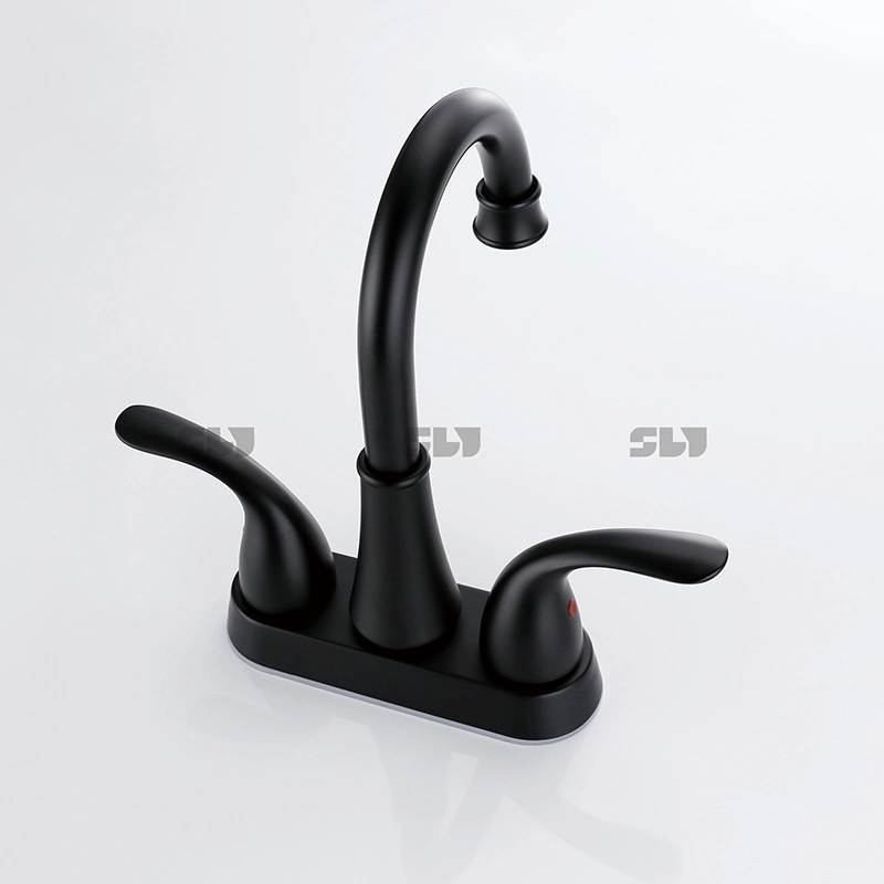 Kaiping Factory Supply Cupc Basin 4" Centerset Faucet Double Handle Water Mixer for Bathroom Lavatory