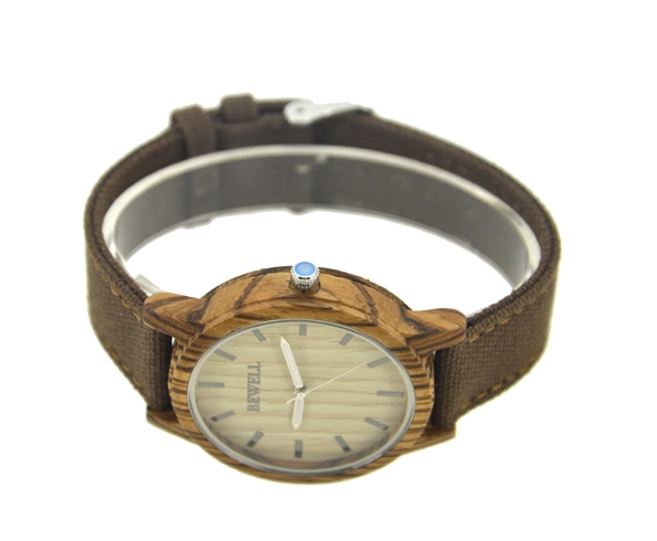 Bewell regalo de promoción de artesanía de madera ver reloj de pulsera