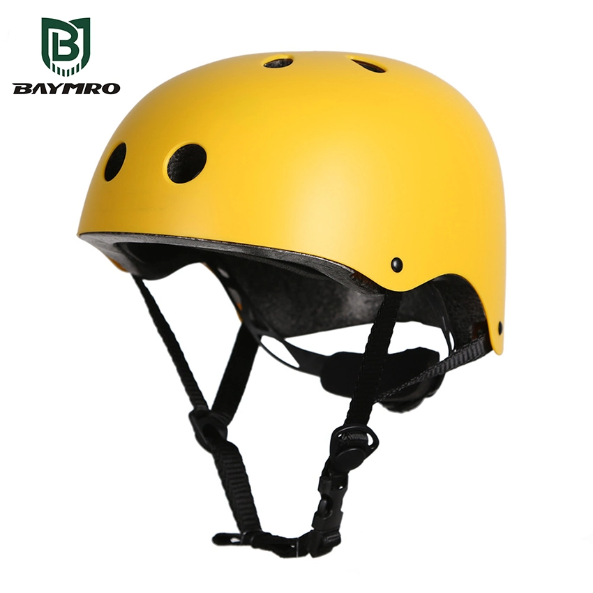 Outdoor Rock Climbing Downhill Rescue Expansion Yellow Adjustable Polycarbonate Safety Protective Helmet