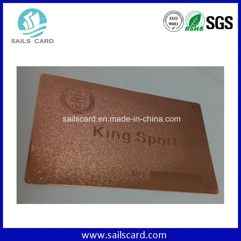 Customized Classic VIP Card Metal Business Card Free Sample