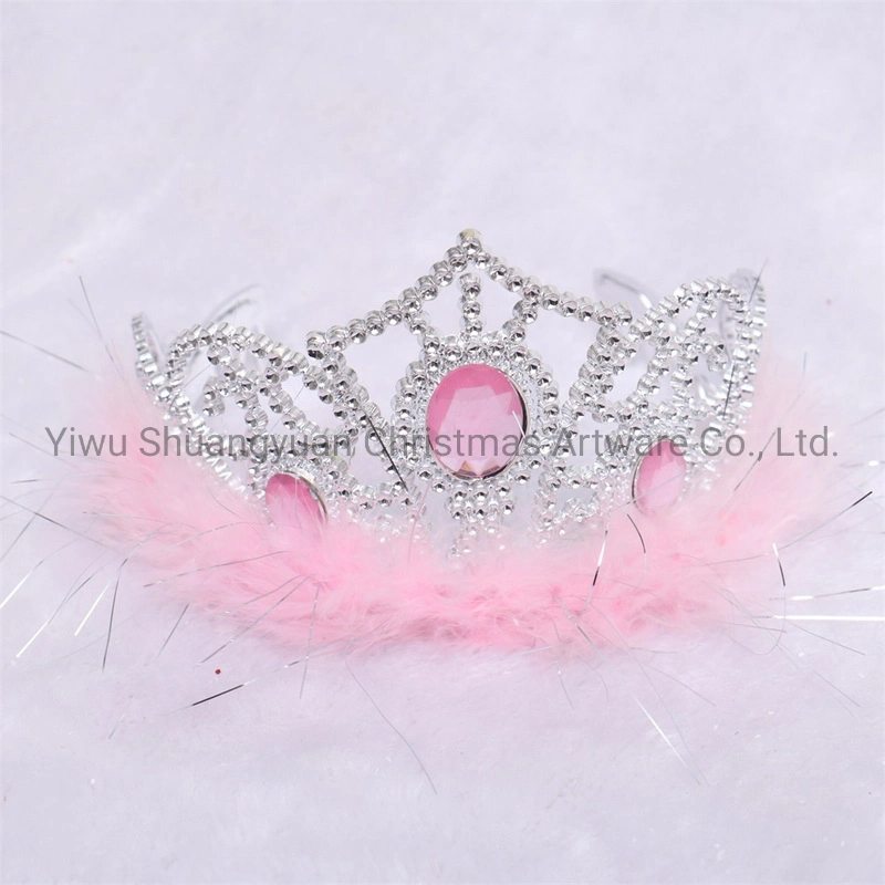 Artificial Christmas Plastic Crown Decoration Supplies Ornament Craft Gifts for Holiday Wedding Party