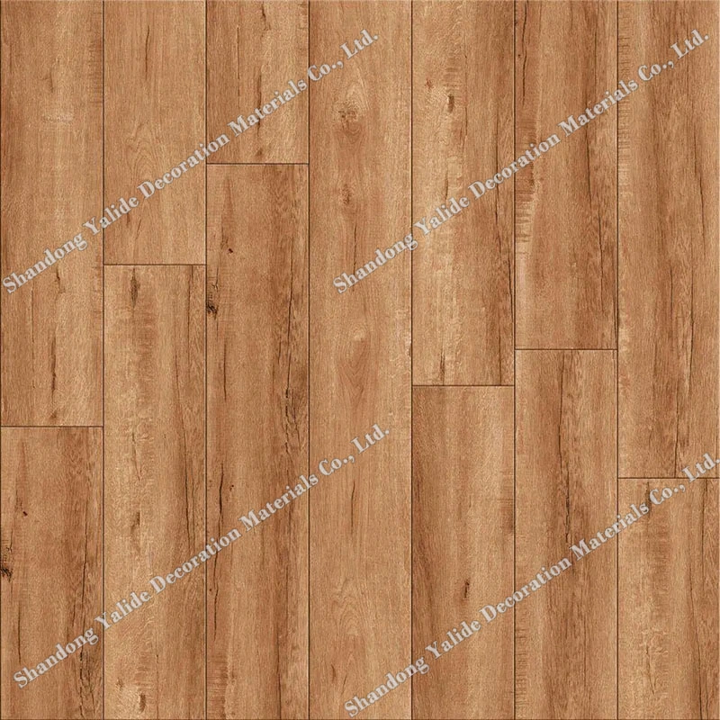 Wooden Waterproof Fireproof Spc Click Vinyl Plank Flooring Building Material