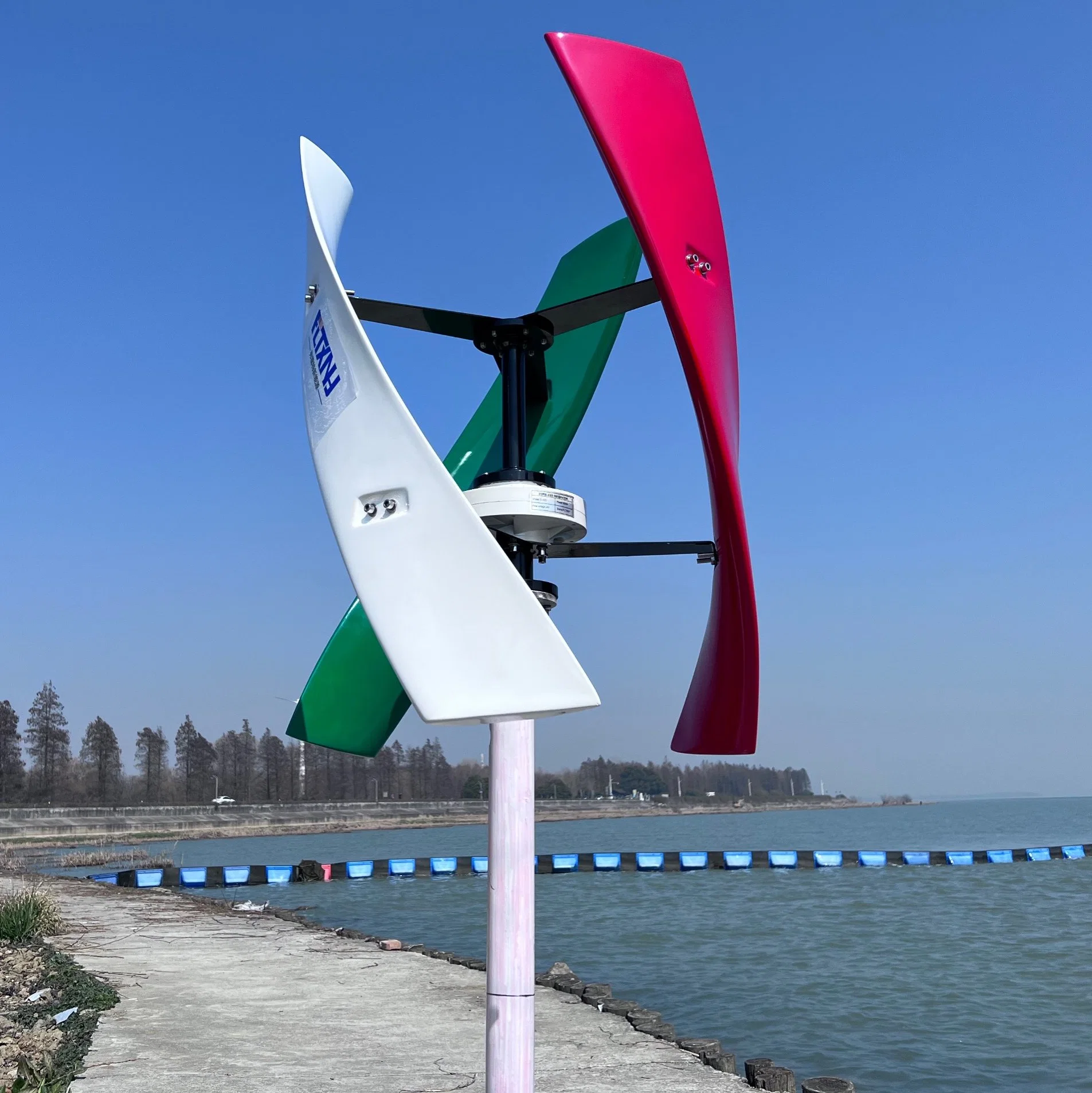 High Efficiency 400W/500W/600W/800W 12V/24V Vertical Wind Turbine System Generator for Home