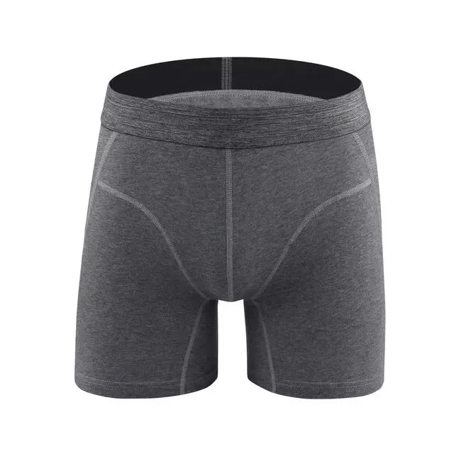 Caleçons boxeurs personnalisés 100 % coton taille haute taille pour hommes