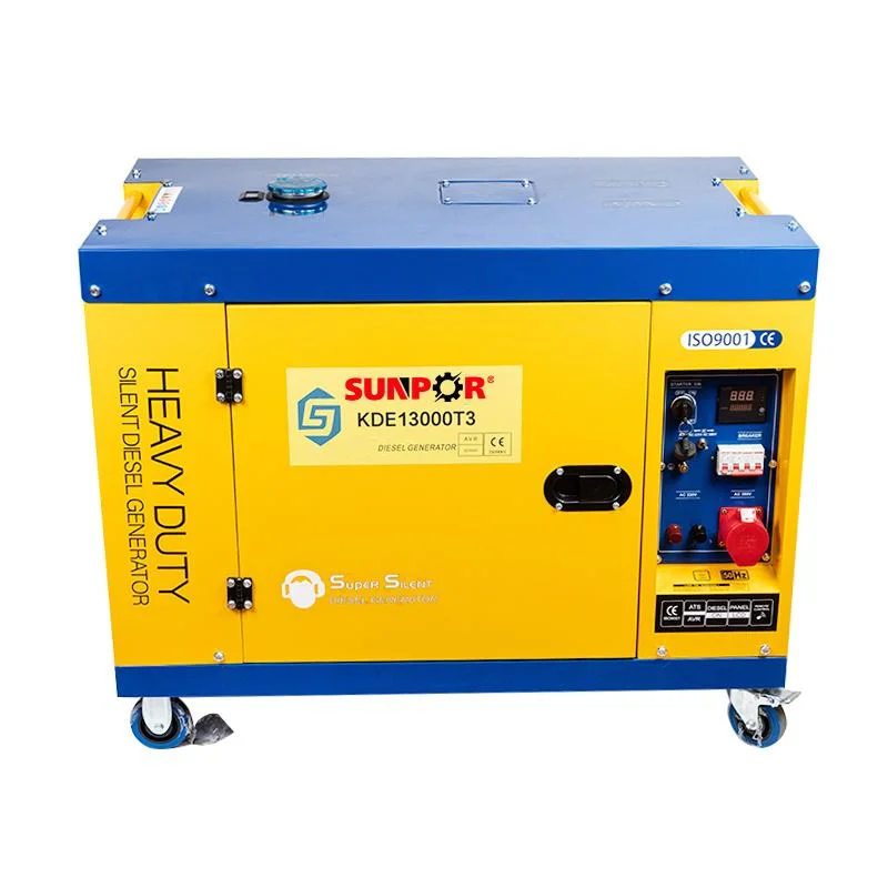 Factory Directly 3 Phase 9.5kVA Super Silent Industrial Generator for Sale