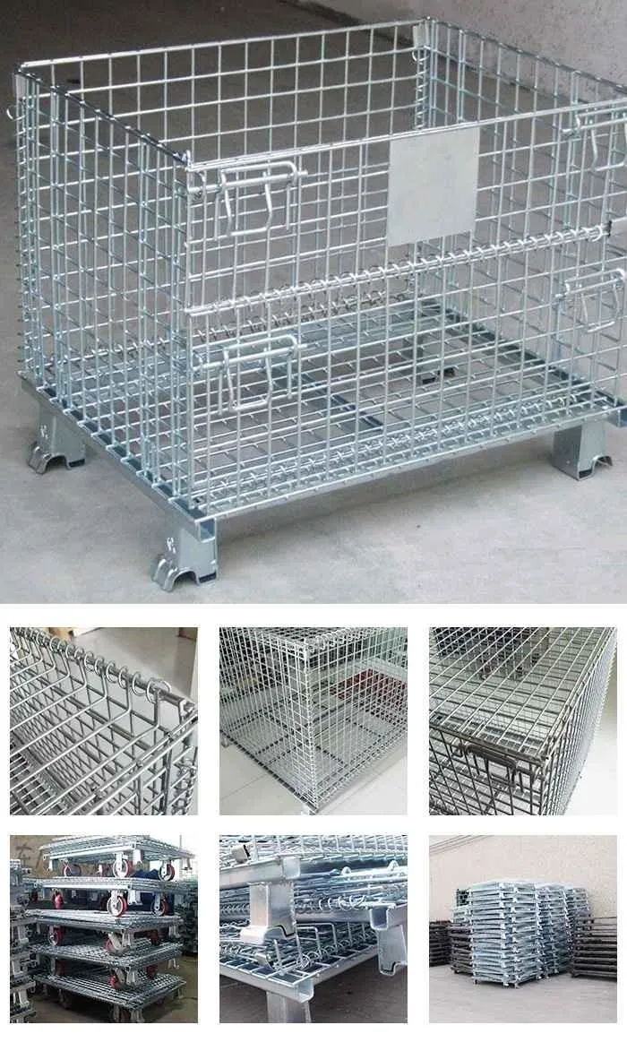 Customized Logistics Stackable /Wire Mesh Container