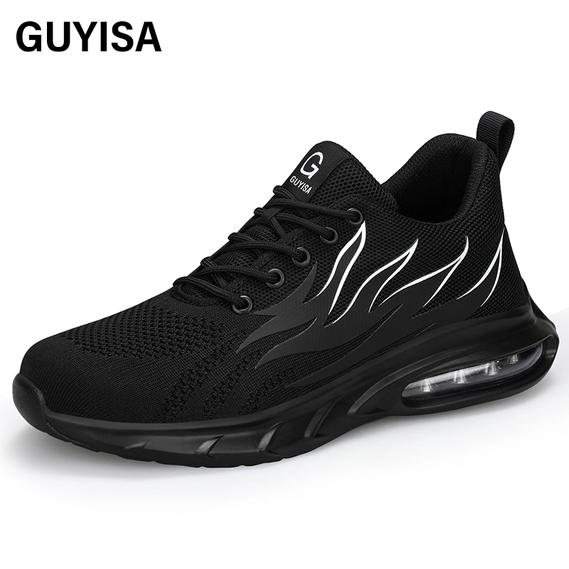 Guyisa Brand Fashion Hot Selling Safety Shoes Outdoor Work Comfortable Anti-Smashing Steel Toe High Quality Safety Shoes