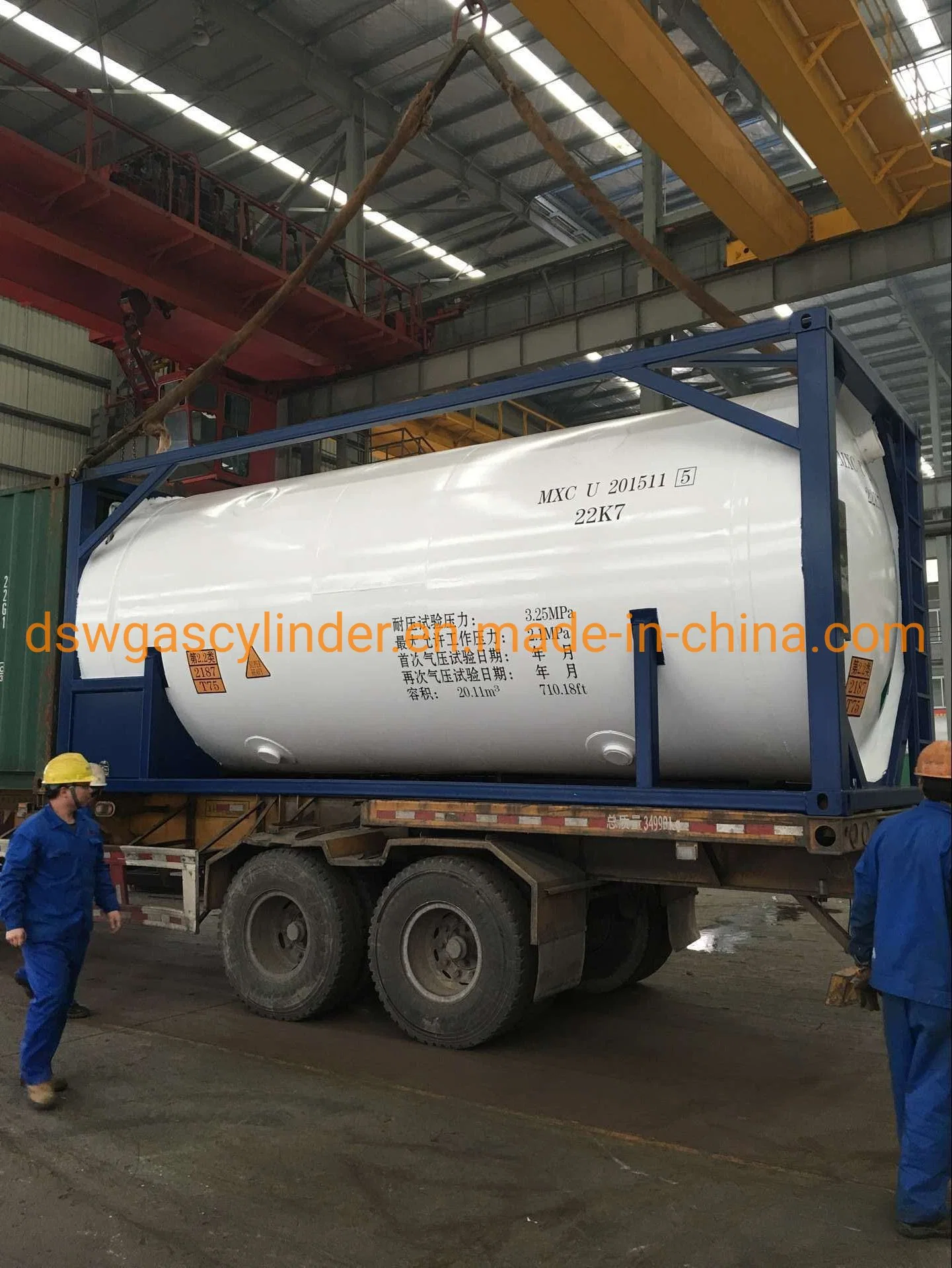 China 20m3 16bar Cryogenic Liquid Nitrogen Tank Hot Sell to Russia