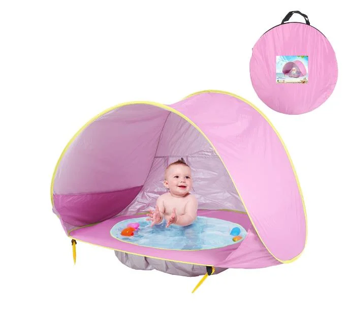 Baby Beach Tent Pop up Protección UV de la piscina de sombra portátil Refugio de Sol para Infantes