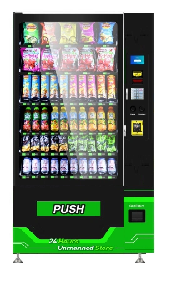 24 Hours Self-Service Automatic Vending Machine for Food Snack Drink