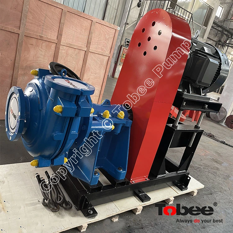 Tobee 150E-L BI-Metal Slurry Pump of Horizontal Slurry Pump and Open Impeller Pump