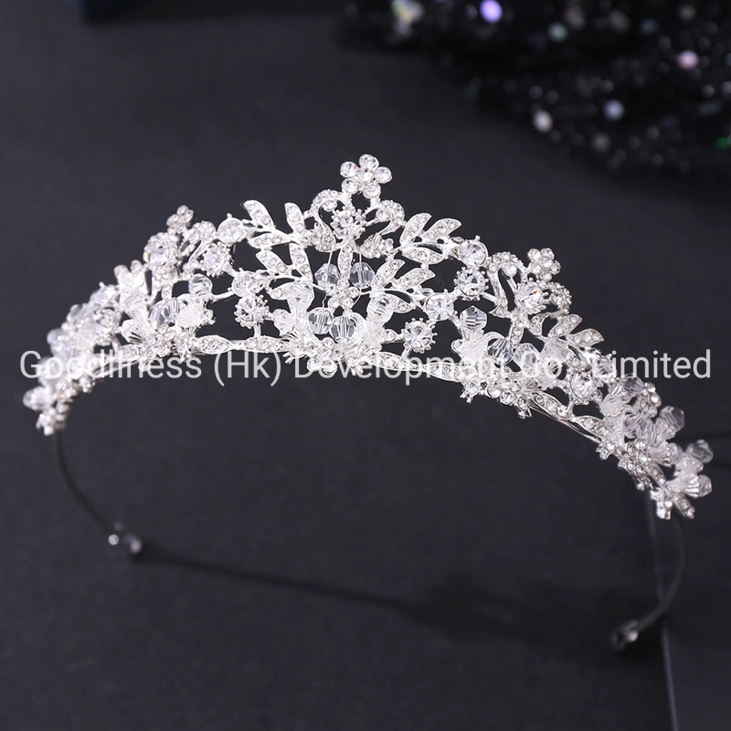 Novia Tiara tocado de las mujeres de la corona de la boda de la Moda Nupcial diademas diademas Accesorios de Cabello