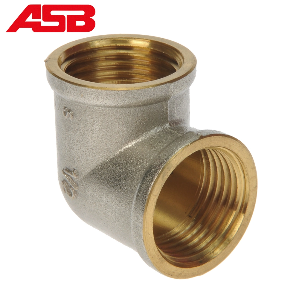 Plumbing Materials Brass Threaded SS304/316 Sanitary Pipe Fittings Union Elbow for Water Supply