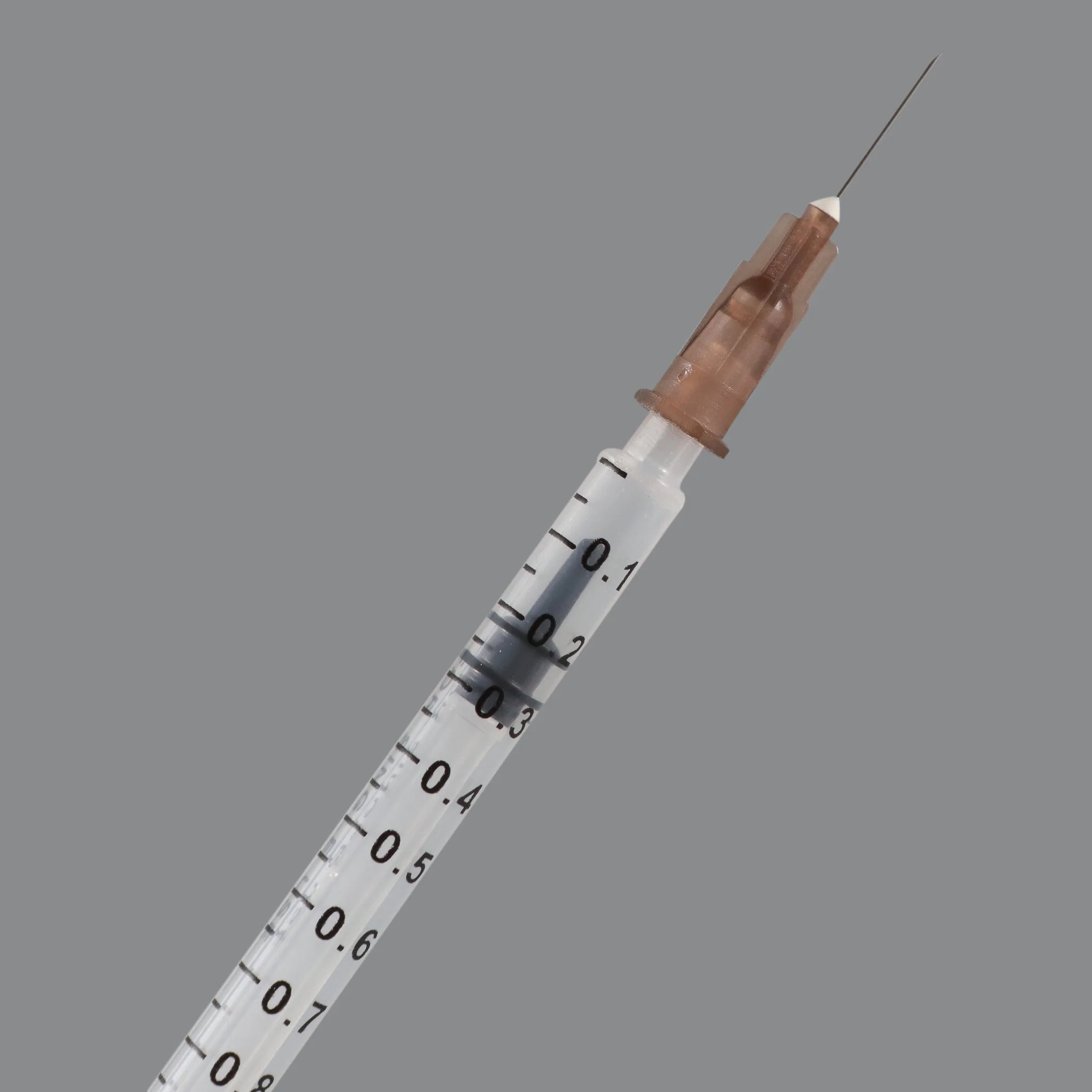 Convenient Medical Grade PP or PE for Barrel and Plunger Syringe