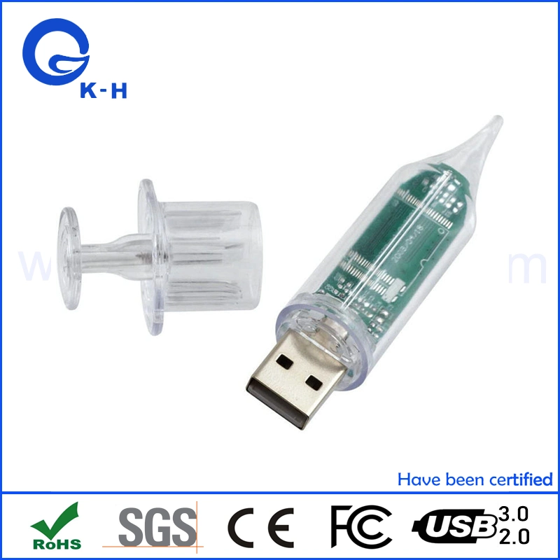 Formato do injetor de seringa para o dispositivo de memória flash USB do Nurse Doctor