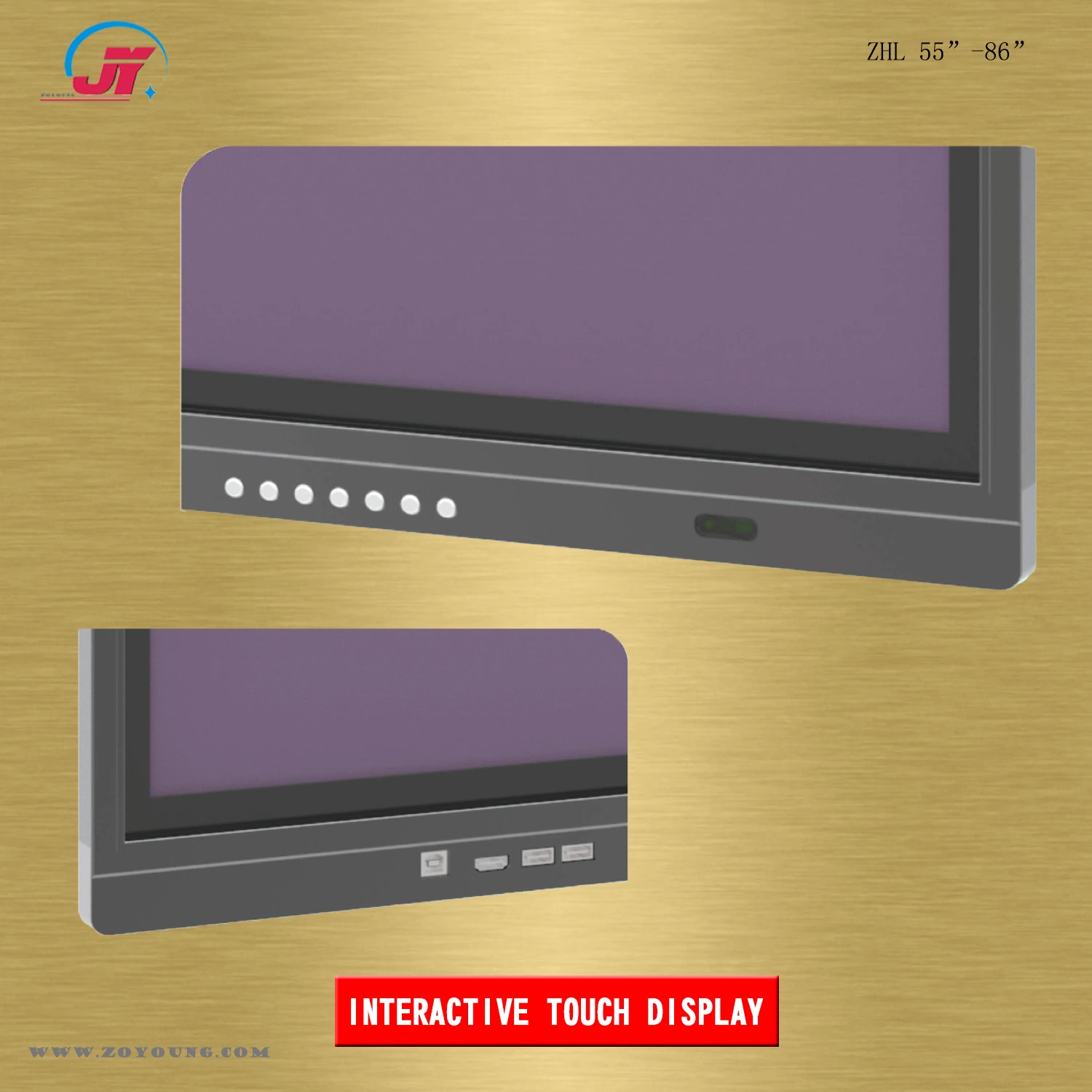 55 65 75 86 98 Inch Interactive Touch Screen Smart TV and Electronic Whiteboard Display for Meeting Conference and Classroom Education (IHL2-750-XZMS638)