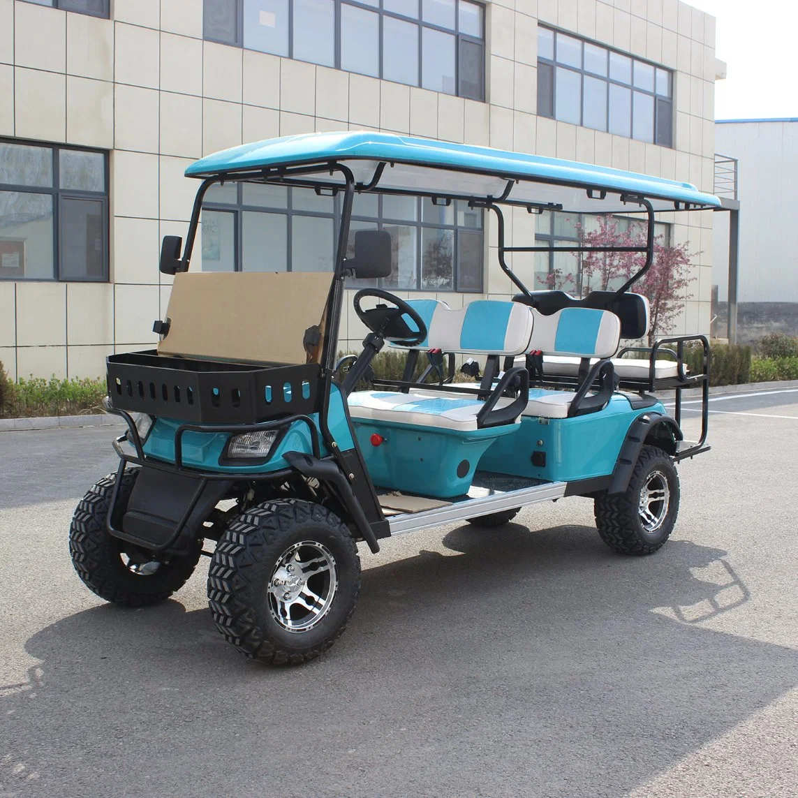 Lithium-Batterie 100km km 6 Sitze elektrische Jagd Golf Buggy