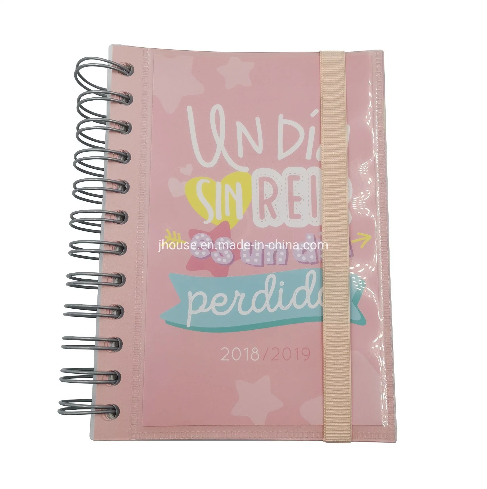 Customized Notebook Journal PVC Pocket for Student Stationery Supply