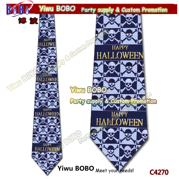 Halloween Gifts Halloween Costumes Party Neckties Halloween Festival Party Tie Promotional Products (C4271)