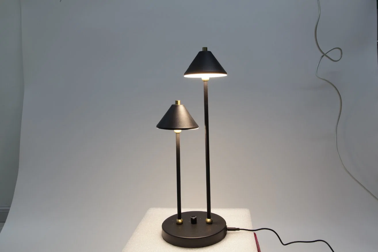 Masivel Lighting Factory Modern LED Table Lamp Metal+Acrylic Material Decorative Desk Lamp for Study Room Bedroom