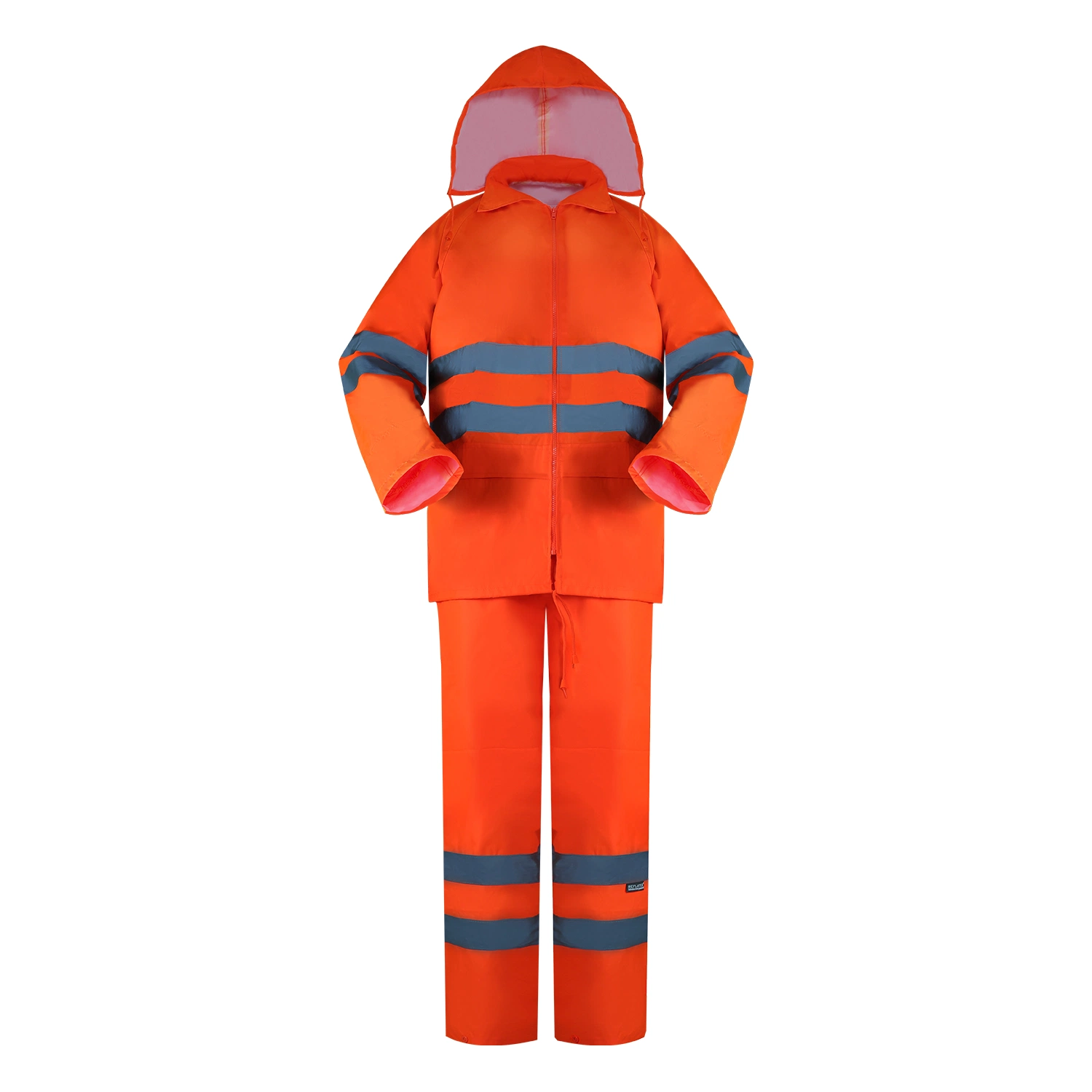 Adulte 300D polyester Oxford Hi Vis Veste d'hiver imperméables de sécurité réfléchissant Workwear Pantalon bib