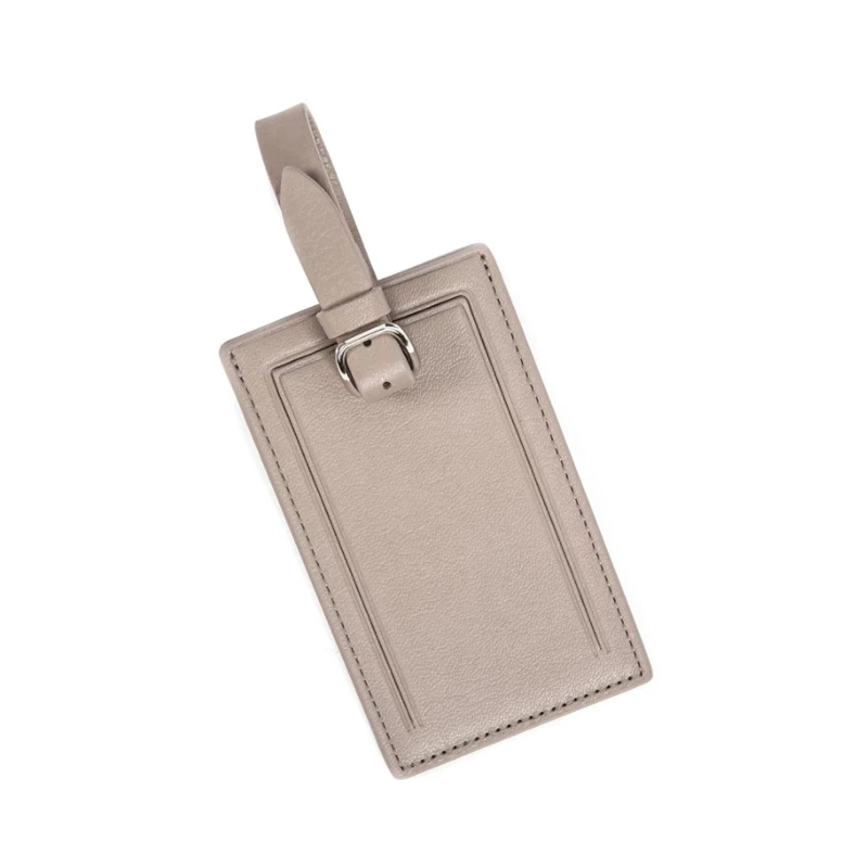 Standard Rectangular Mini PU Travel Luggage Tag