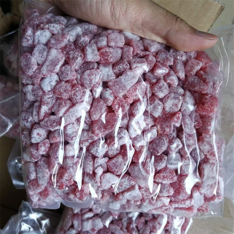 Kosher Halal Certificated Export Standard Candied Dried Strawberry Dice